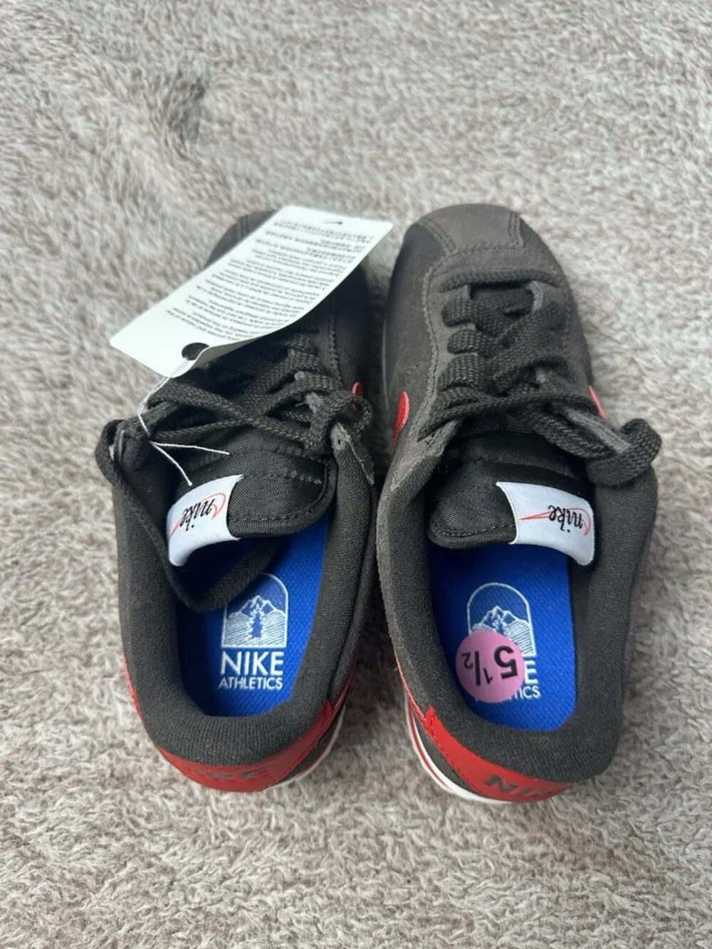 Nike Cortez Velvet Brown/Sail/University Red IB1857-200 Women's Size 5.5 NWOB